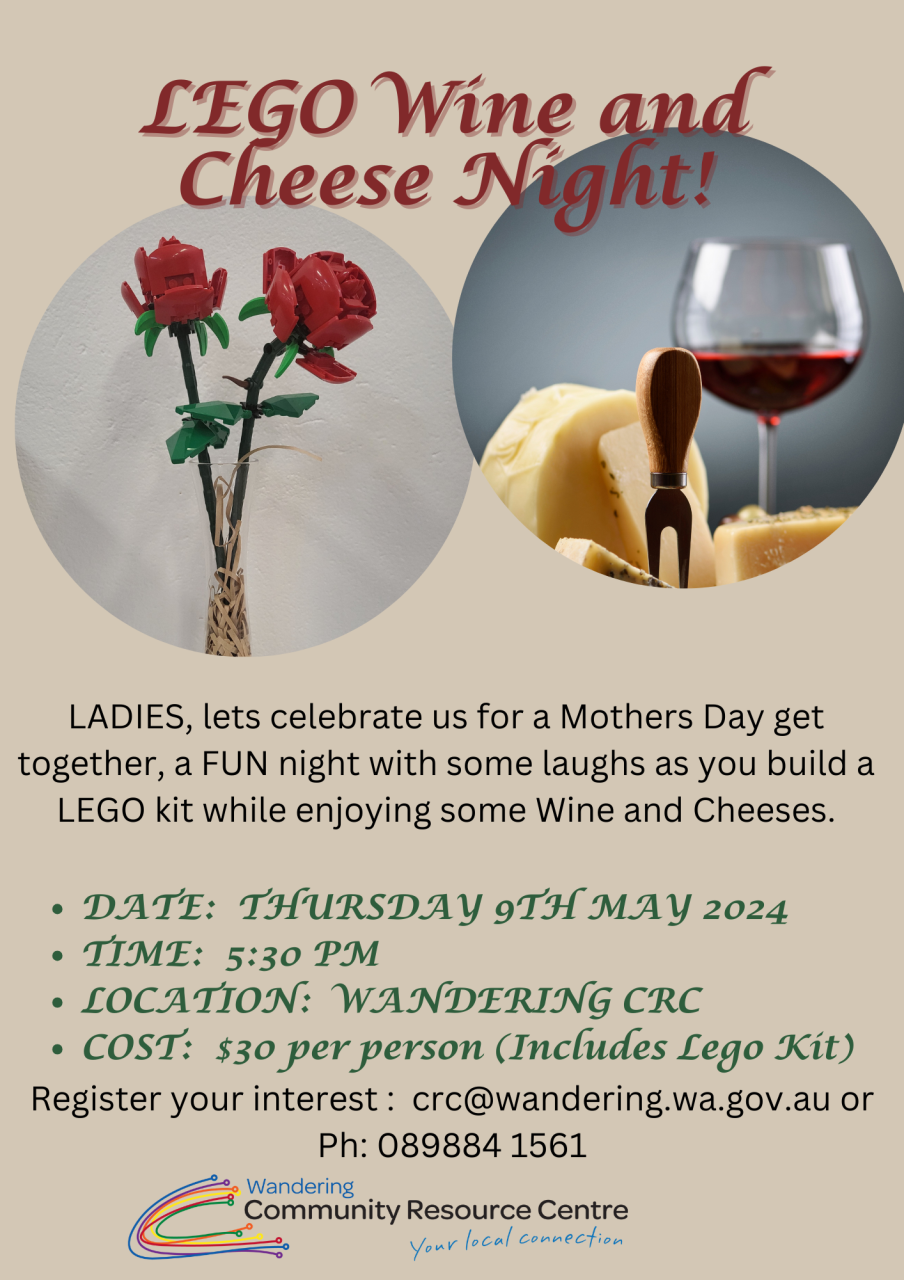 LEGO Wine and Cheese Night