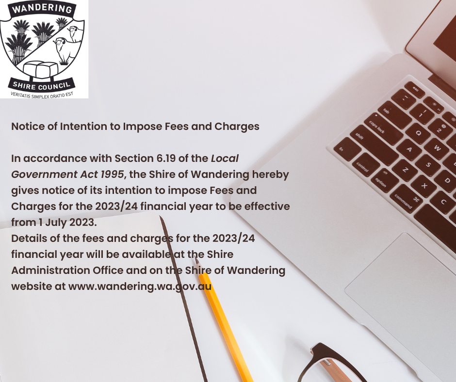 Shire Fees and Charges 2023 / 2024