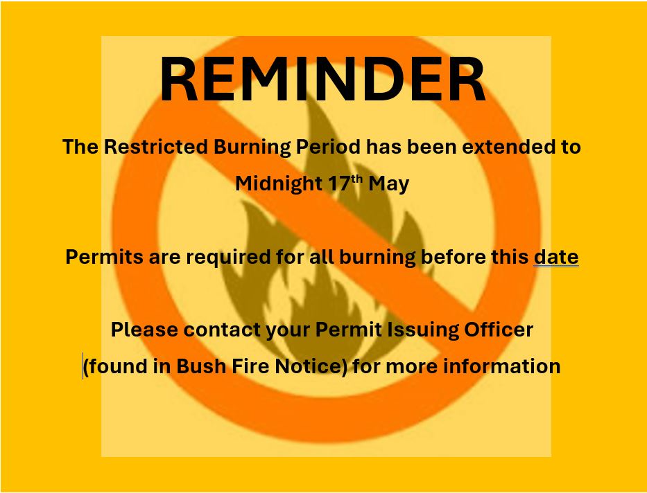 No burning without permit