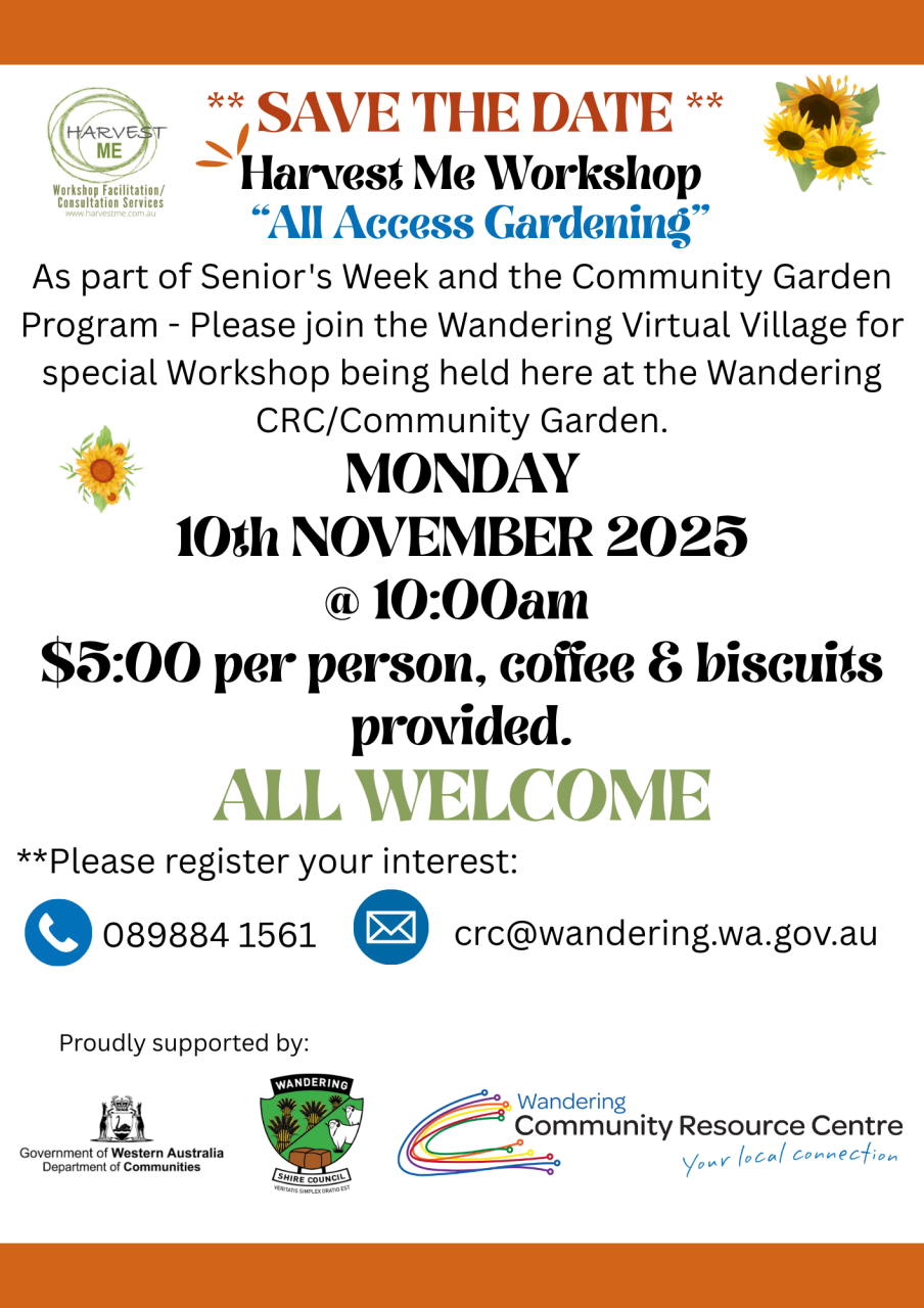 Harvest Me Workshop - All Access Gardening