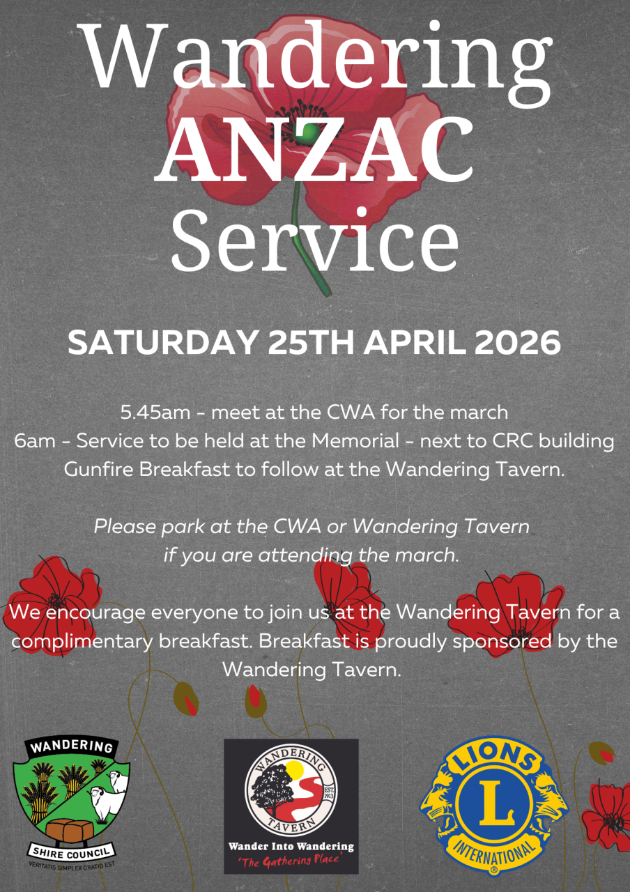 Wandering Anzac Service