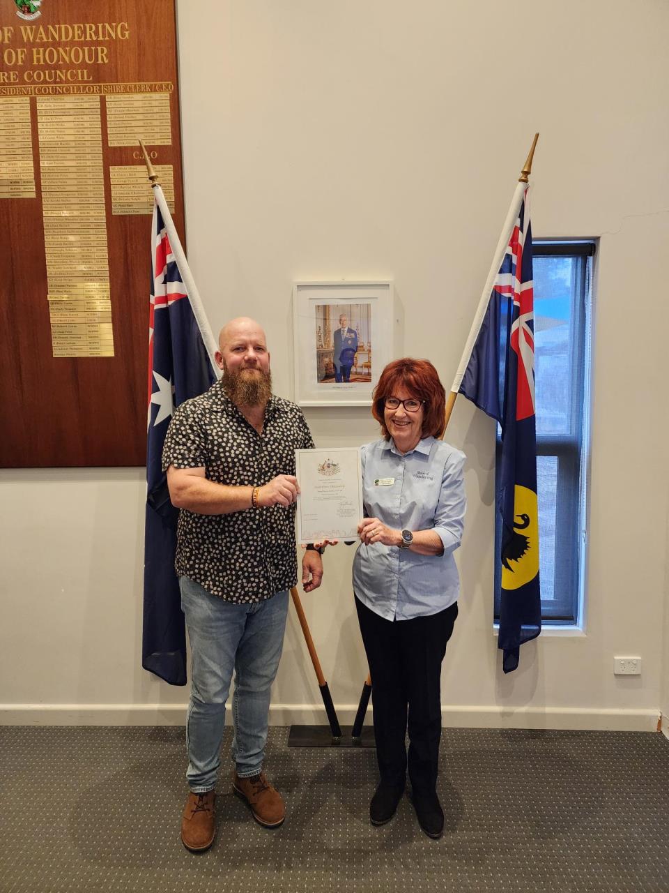 Congratulations to Mr. Daniel Merchant on becoming an Australian citizen