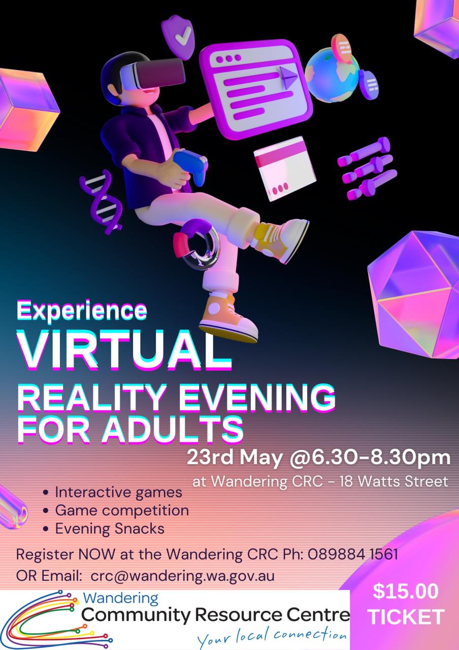 Virtual Reality Evening for Adults